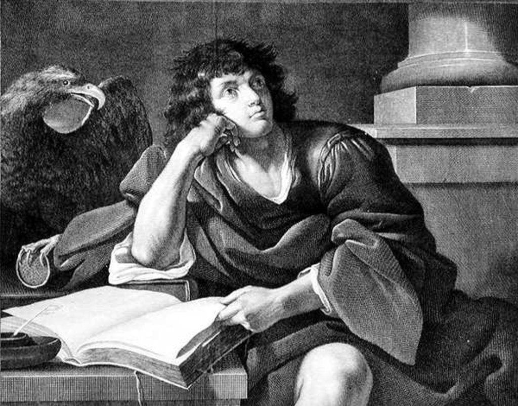 Detail of St. John the Evangelist by Italian School