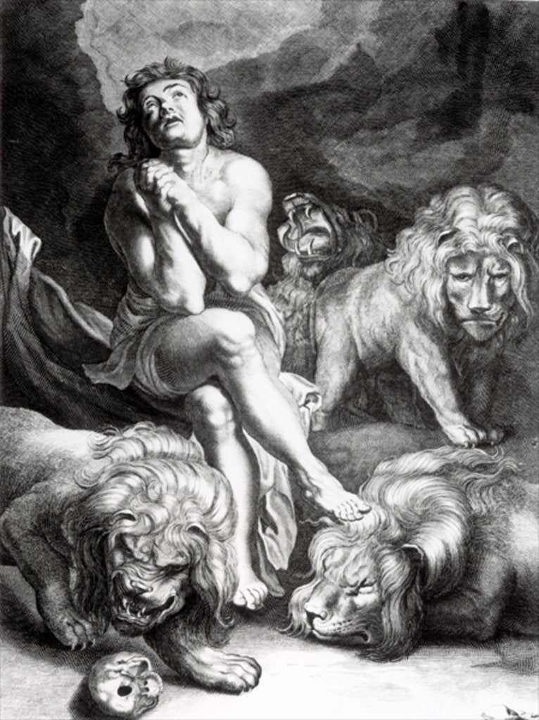 Detail of Daniel in the Lions' Den by Peter Paul Rubens