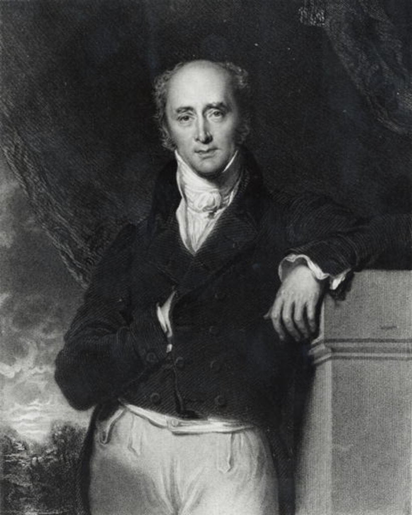 Detail of Portrait of the Right Honourable Charles Grey, Earl Grey engraved by J. Cochran by Thomas Lawrence (after)