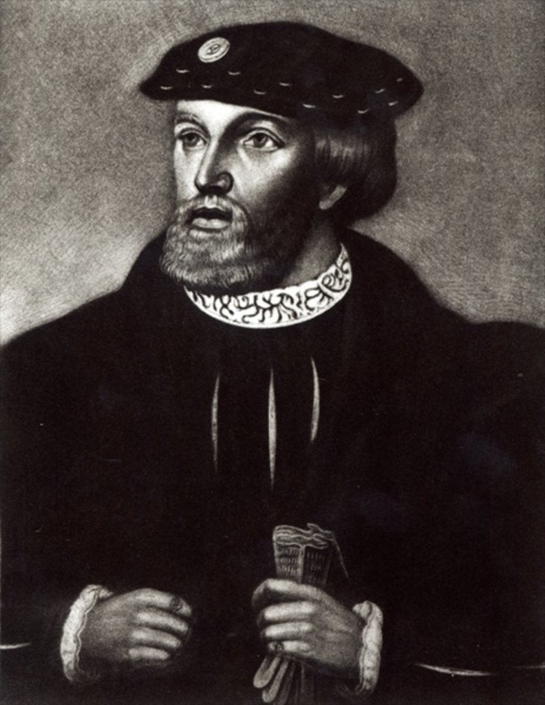 Detail of Portrait of Edward, Third Duke of Buckingham by English School