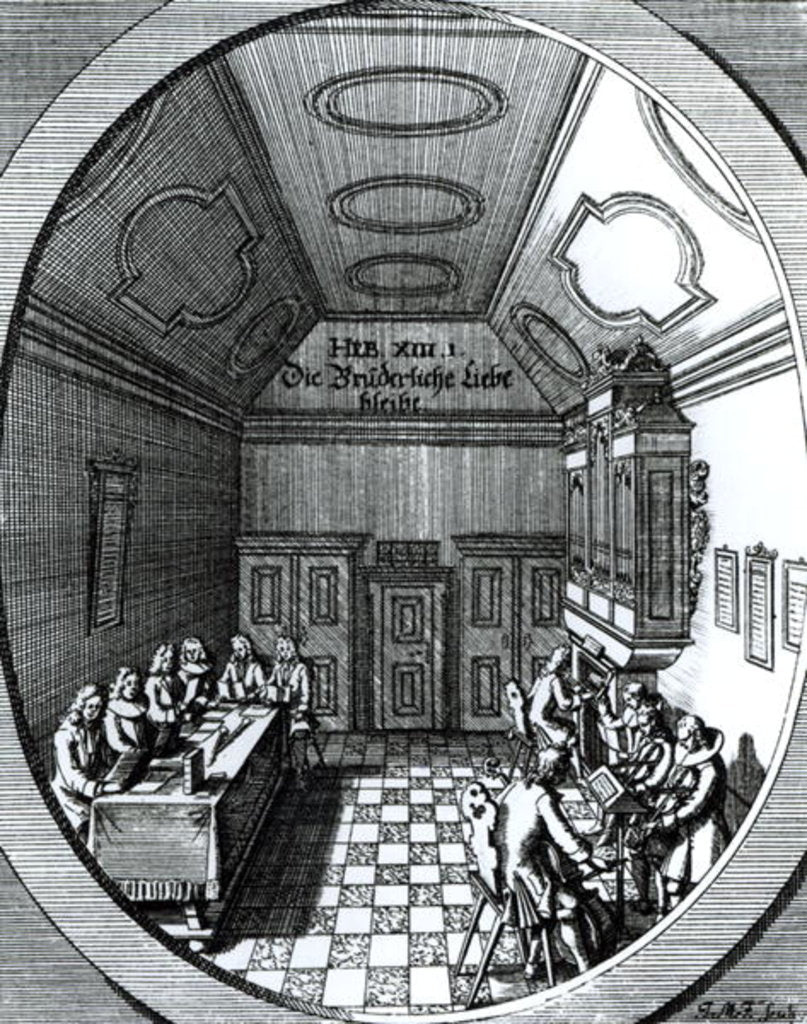 Detail of The Music Room by German School