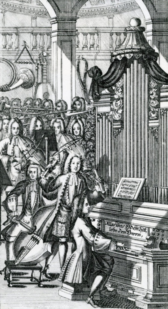 Detail of The Organ Recital by German School