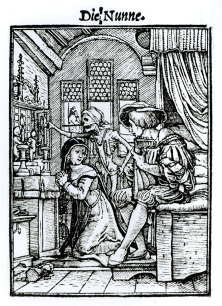 Detail of The Nun by Hans Holbein the Younger