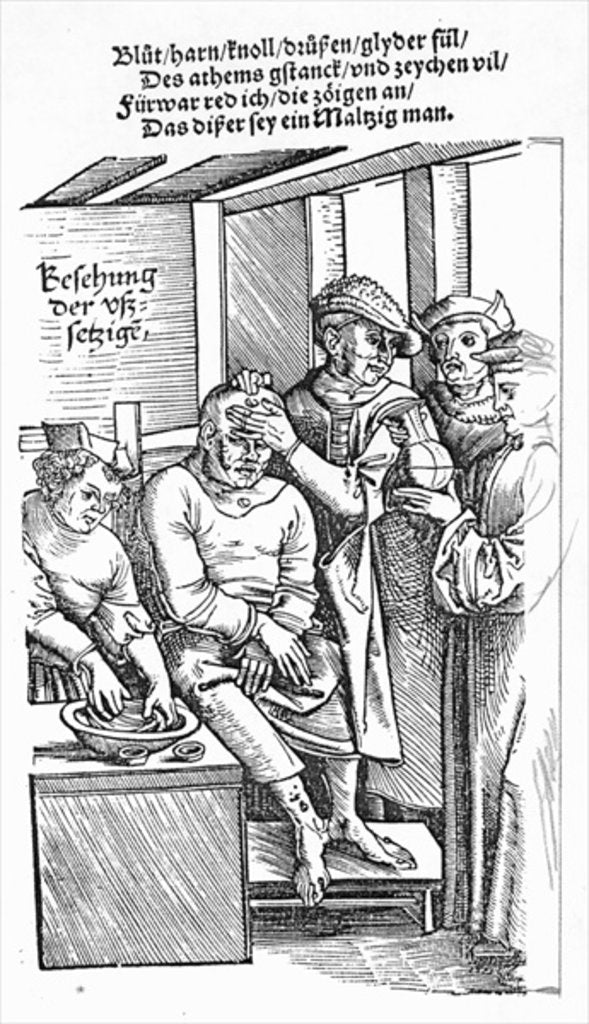 Detail of Treating a Patient by German School