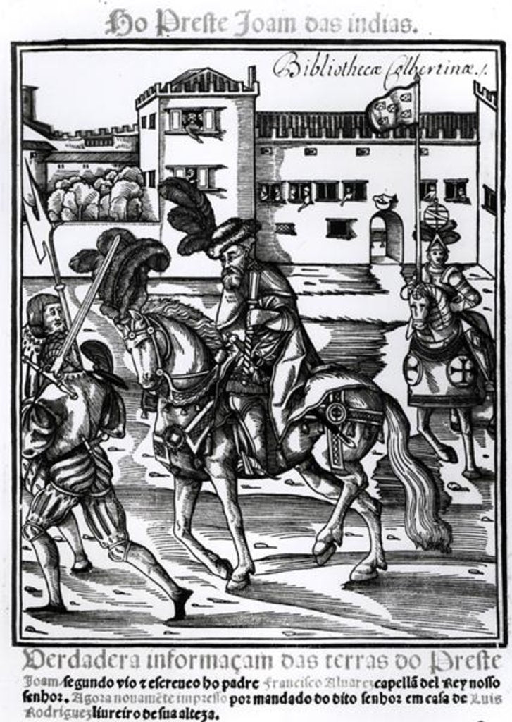 Detail of Francisco Alvarez on horseback by Spanish School