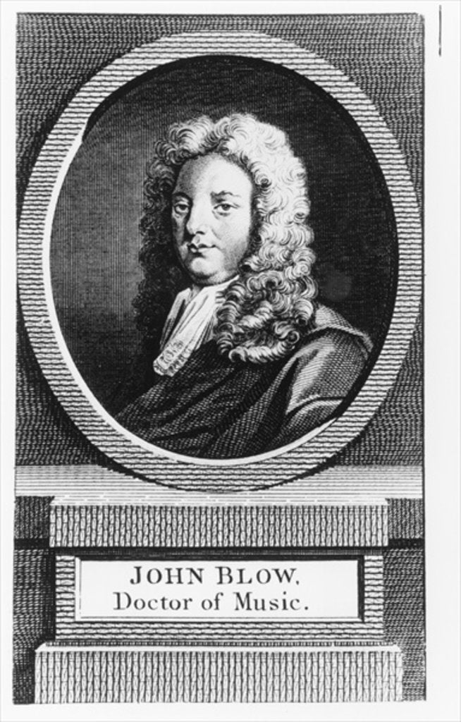 Detail of Portrait of John Blow by English School