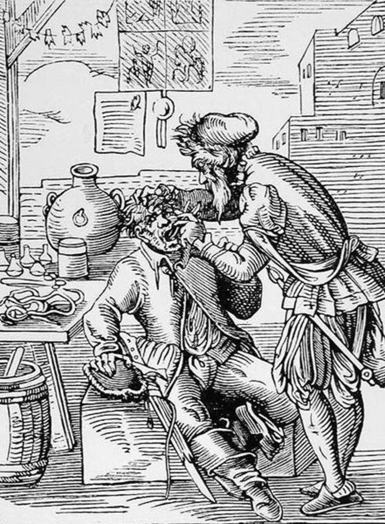 Detail of Dental Operator by English School