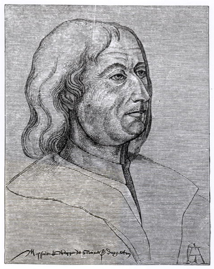 Detail of Portrait of Philippe de Commines by French School