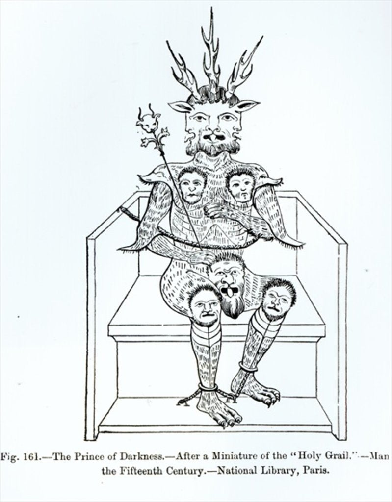 Detail of The Prince of Darkness by French School