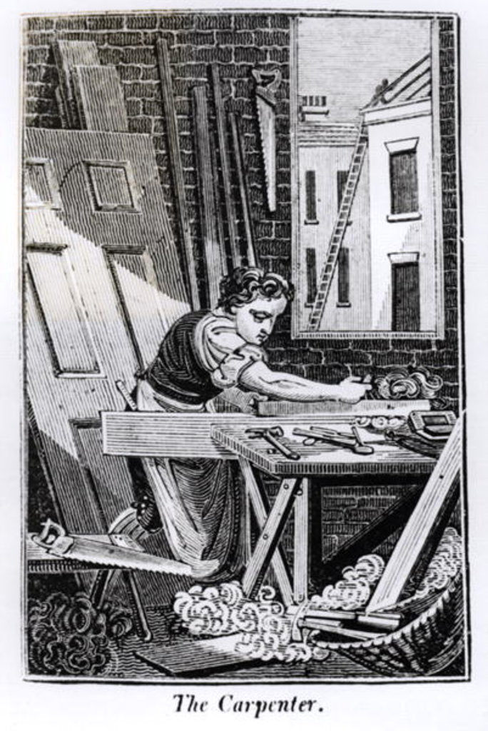 Detail of The Carpenter by English School