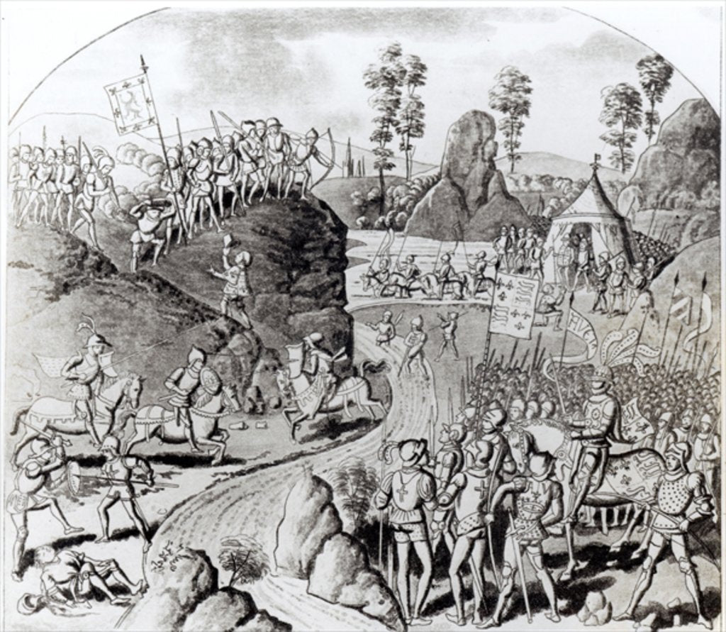 Detail of King Edward I's First Expedition Against the Scots by Scottish School