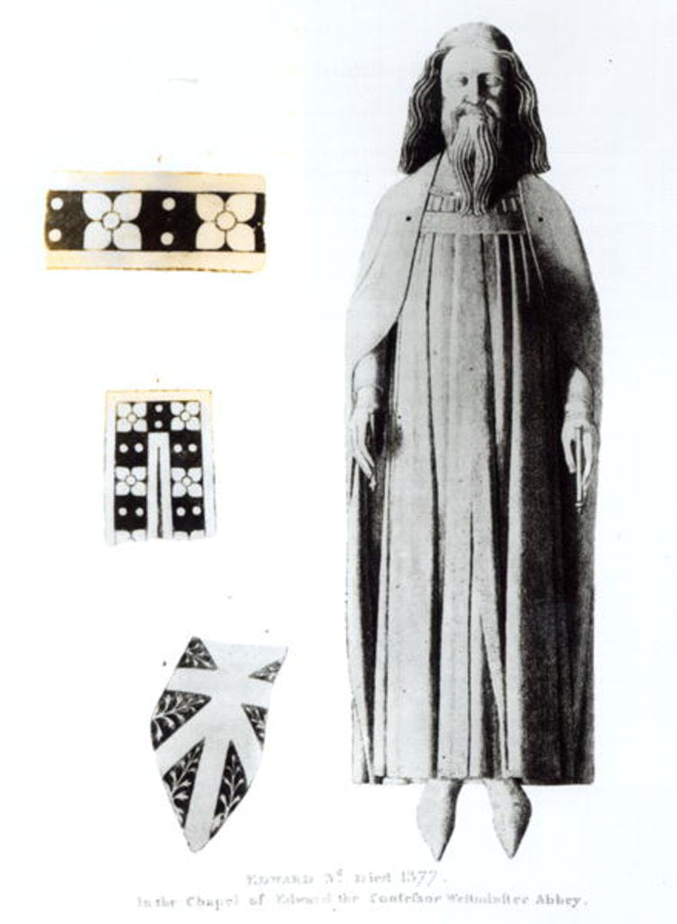 Detail of Effigy of Edward III in the Chapel of Edward the Confessor, Westminster Abbey. by English School