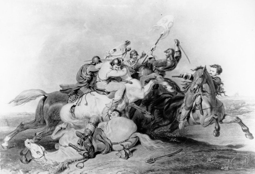 Detail of Battle of Marston Moor, 2nd July 1644 by English School