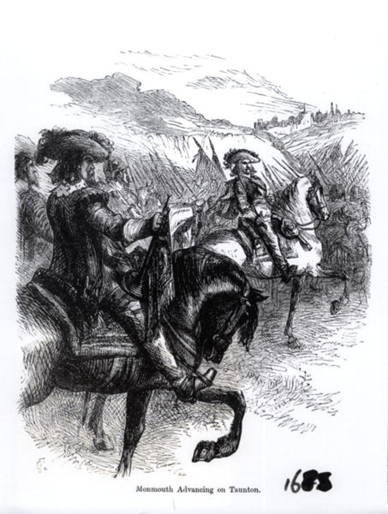 Detail of Duke of Monmouth Advancing on Taunton by English School