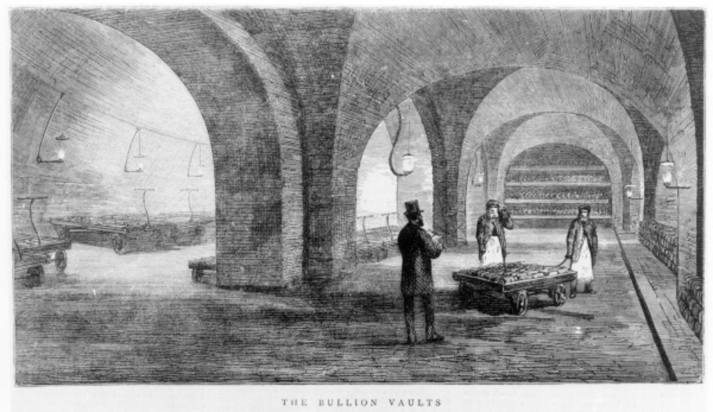 Detail of The Bullion Vaults by English School