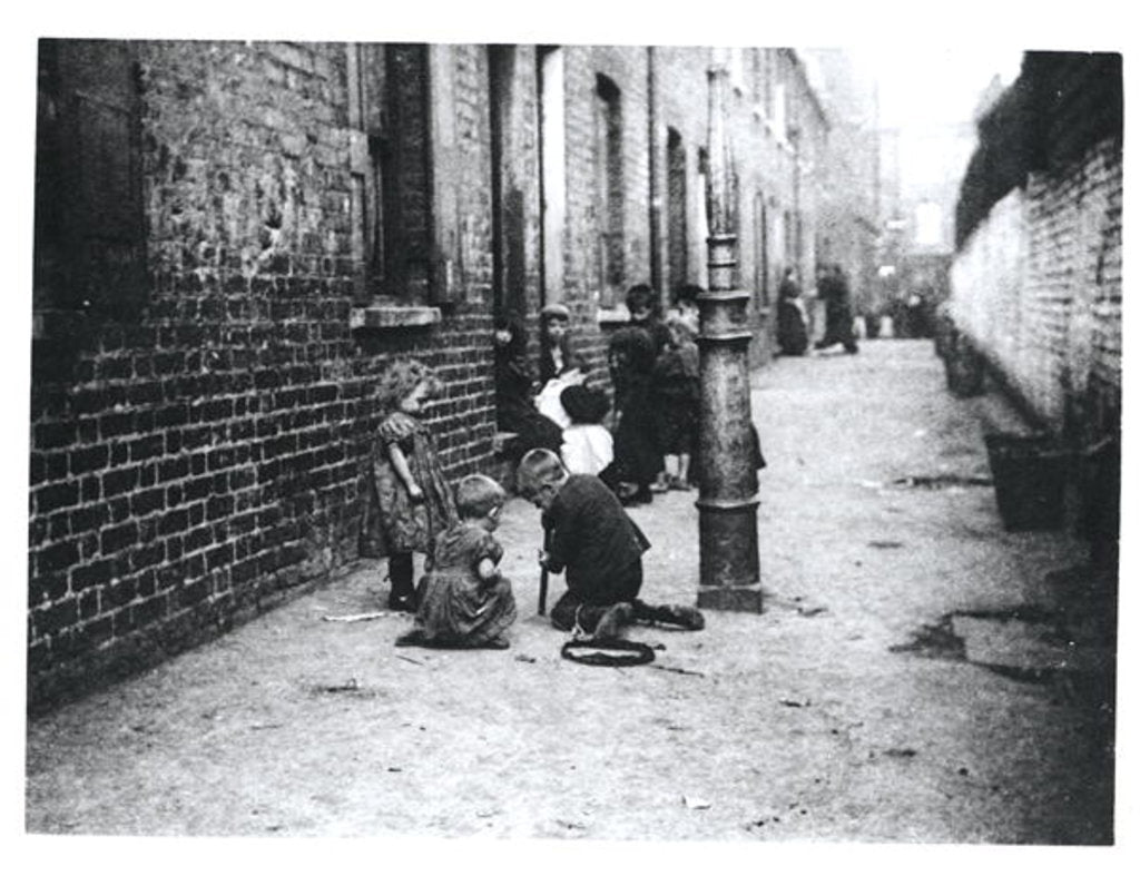 Detail of London Slums by English School