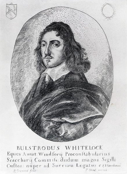 Detail of Portrait of Bulstrode Whitelock by English School