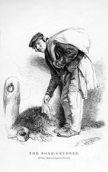 Detail of The Bone-Grubber, 1862 by English School