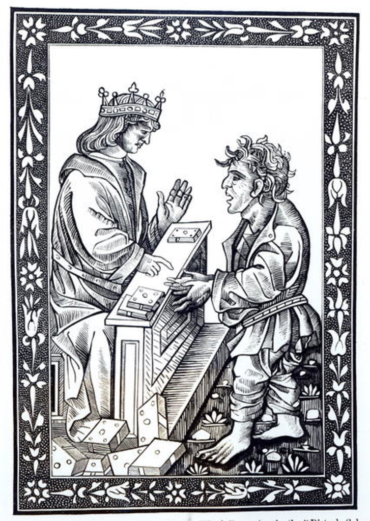 Detail of Solomon and Marcoul by School French