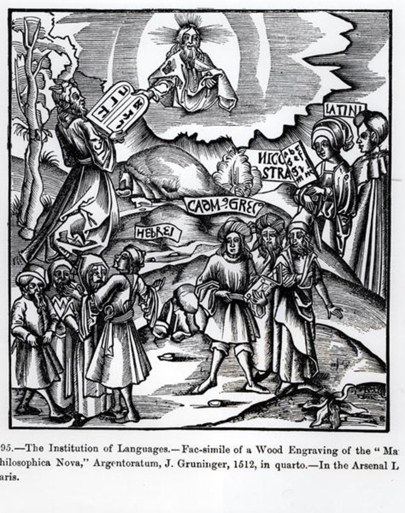 Detail of The Institution of Languages by German School