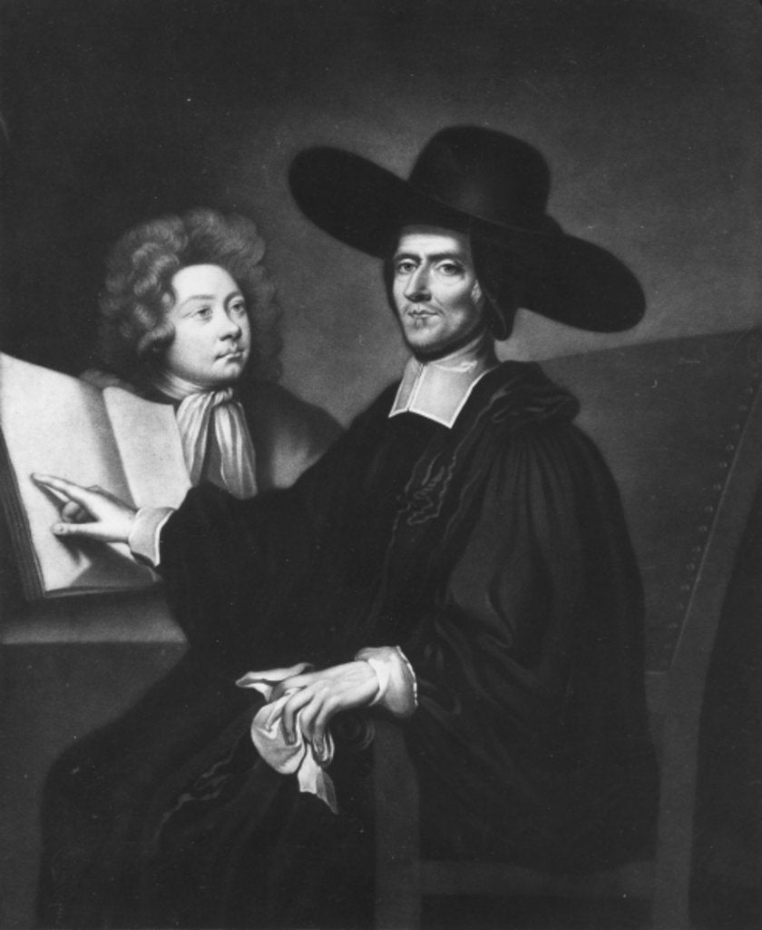 Detail of Dr Richard Busby engraved by James Masson by John Riley