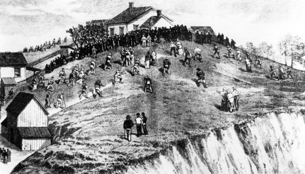 Detail of The house at St. Joseph where Jesse James was killed by American School