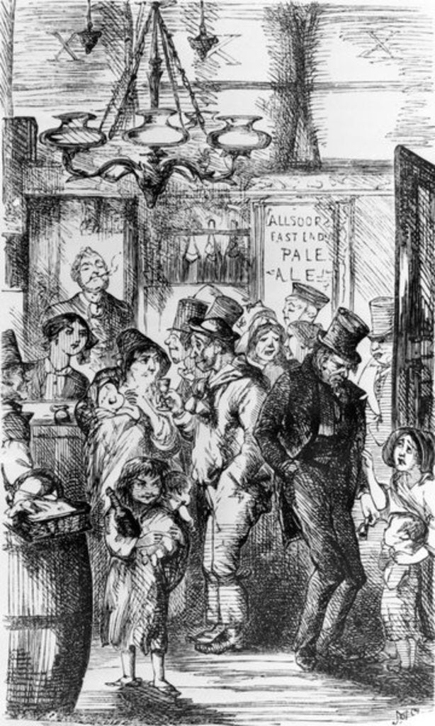 Detail of The Gin Palace by English School