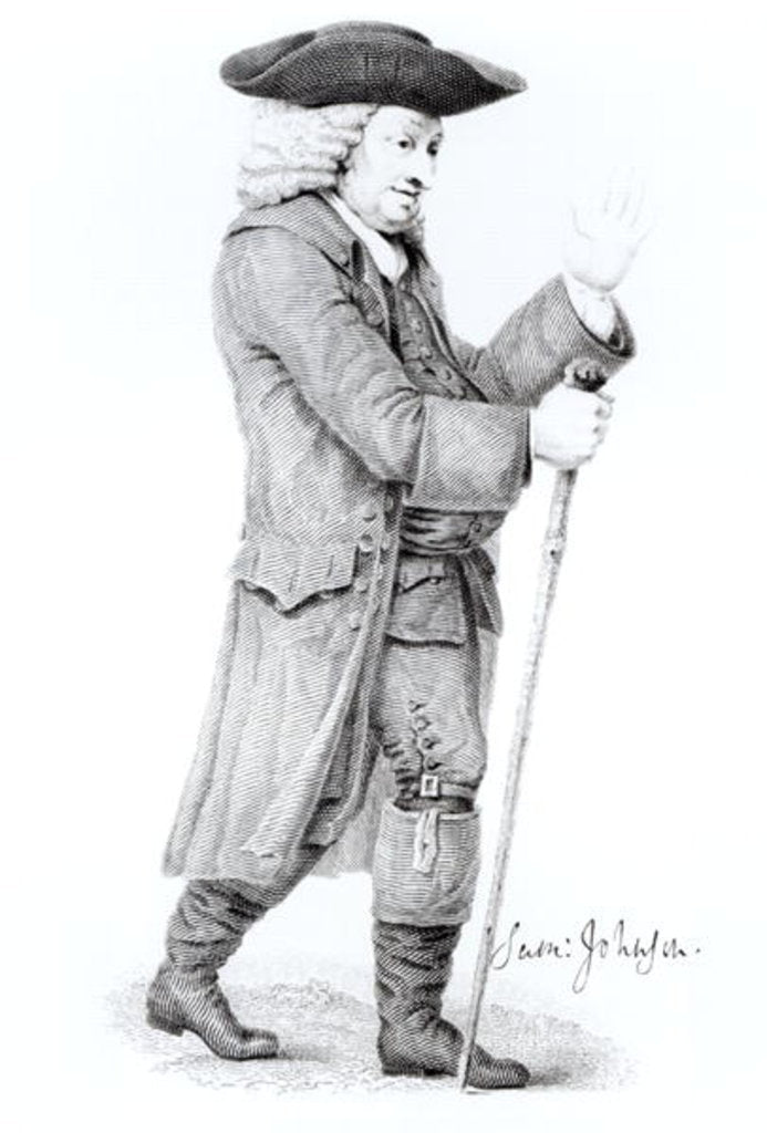 Detail of Dr Samuel Johnson by School English