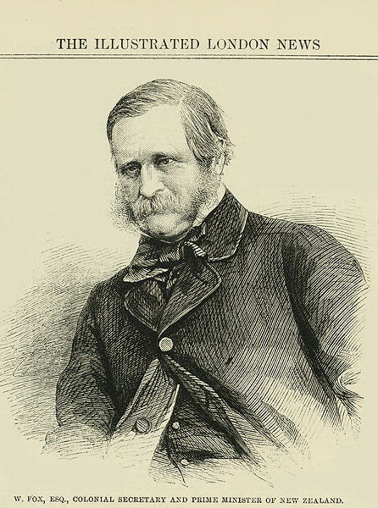 Detail of William Fox, Esq. from 'The Illustrated London News', November 1861 by English School