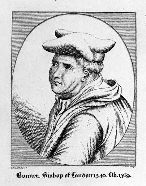 Detail of Edmund Bonner, Bishop of London 1540 by George Perfect Harding