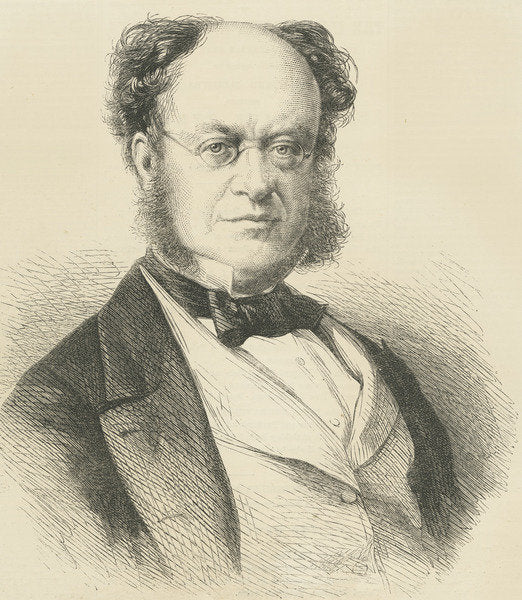 Detail of Sir William Bovill, 1866 by English School