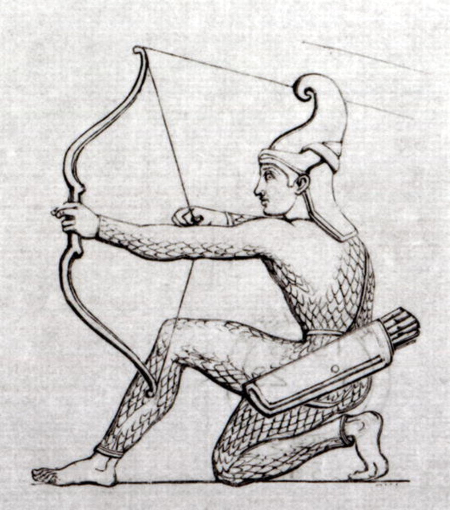 Detail of Archer by School Persian