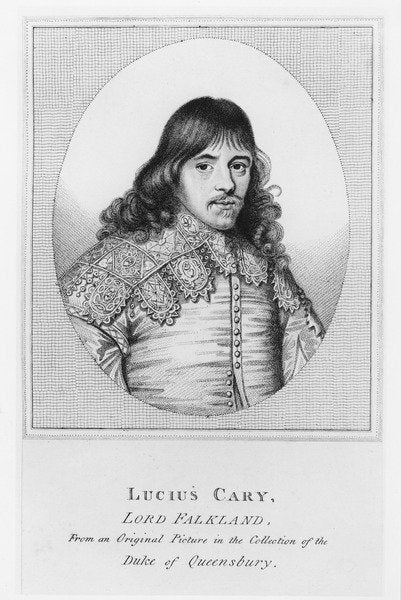 Detail of Lucius Cary, 2nd Viscount Falkland, 1803 by English School