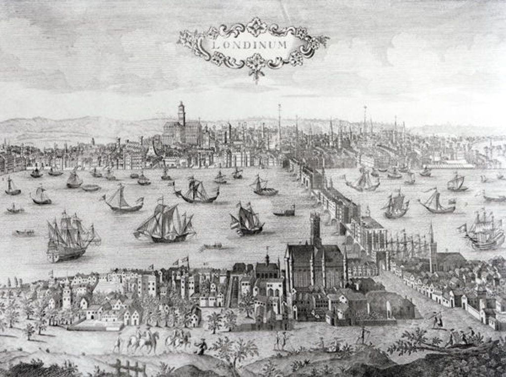 Detail of View of London by French School