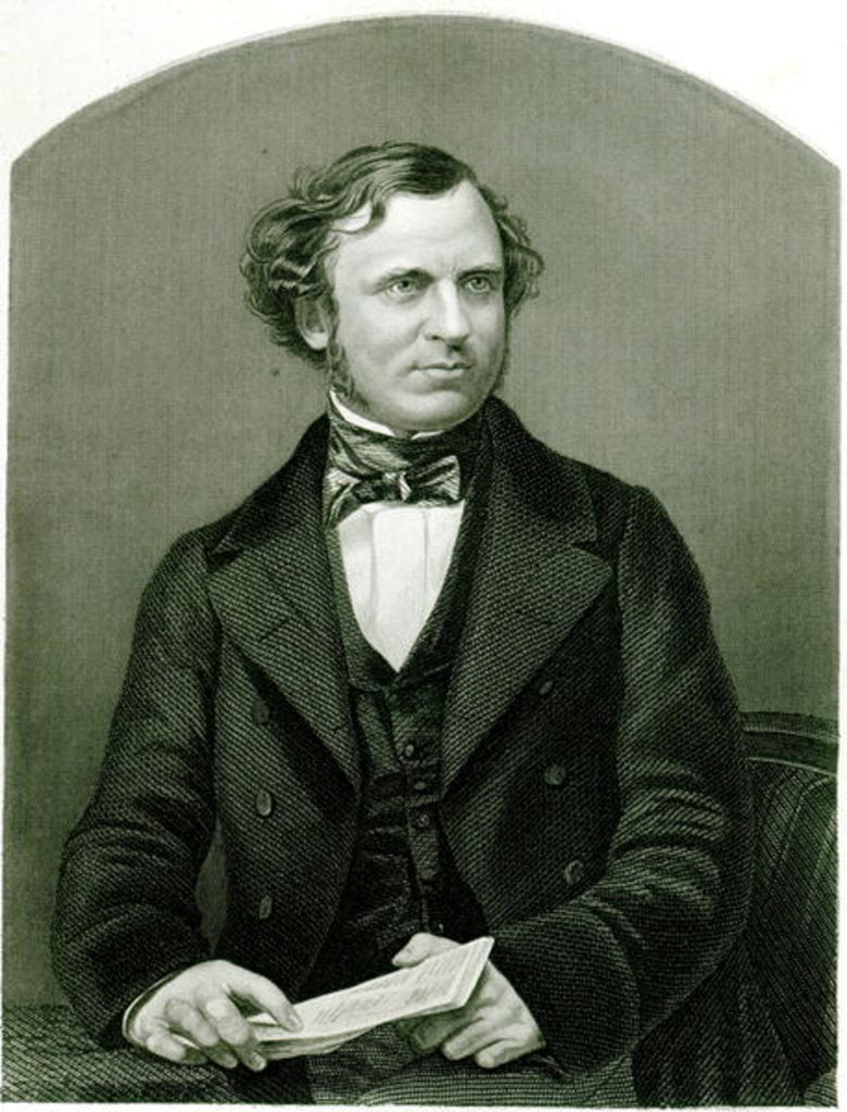 Detail of Edward Henry Smith Stanley, Lord Stanley by John Jabez Edwin Paisley Mayall