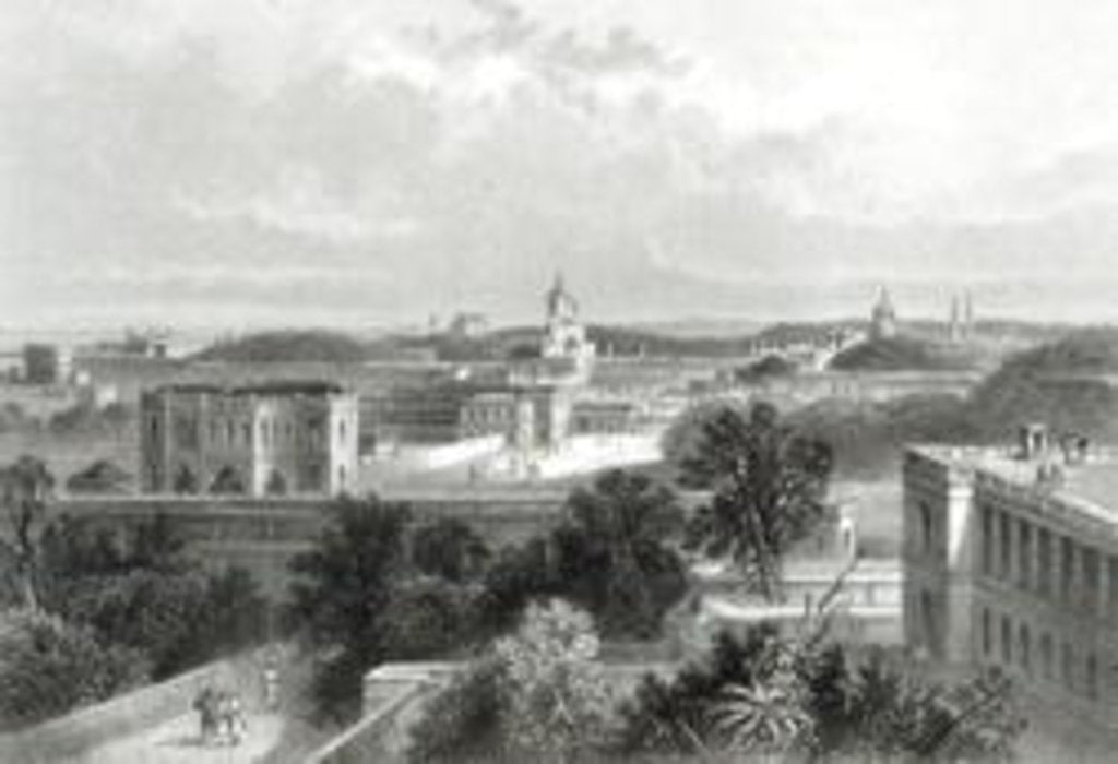 Detail of Lucknow by J (after) Ramage