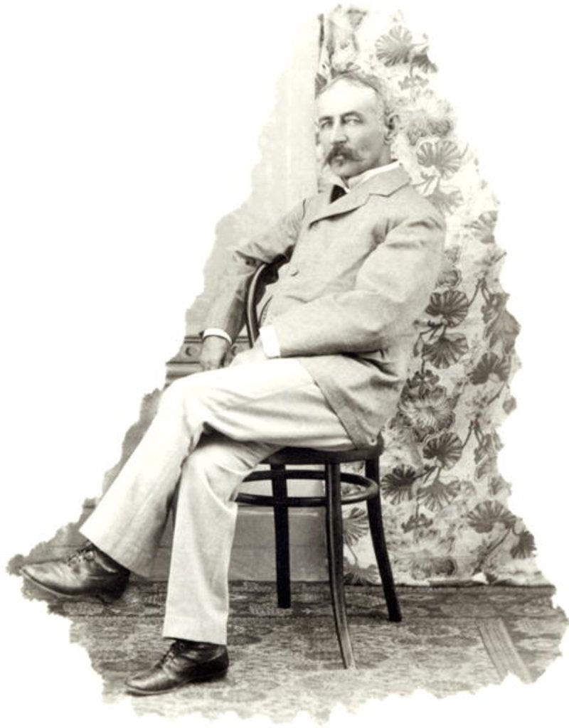 Detail of Governor of Trinidad, c.1891 by English Photographer