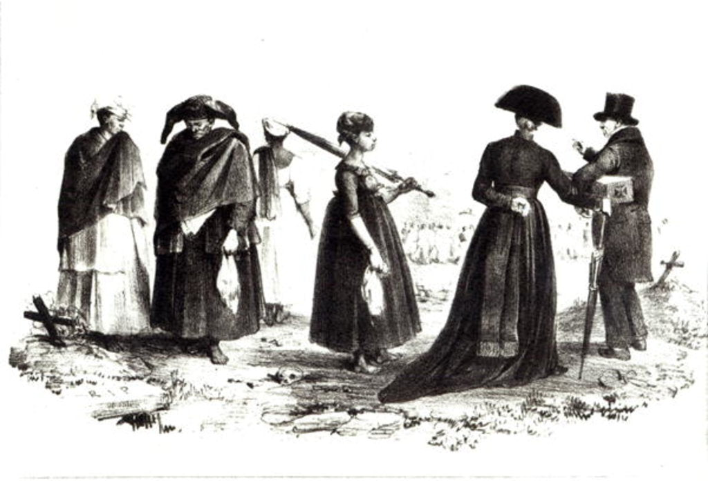 Detail of Cemetery at Parimaribo by Pierre J. Benoit