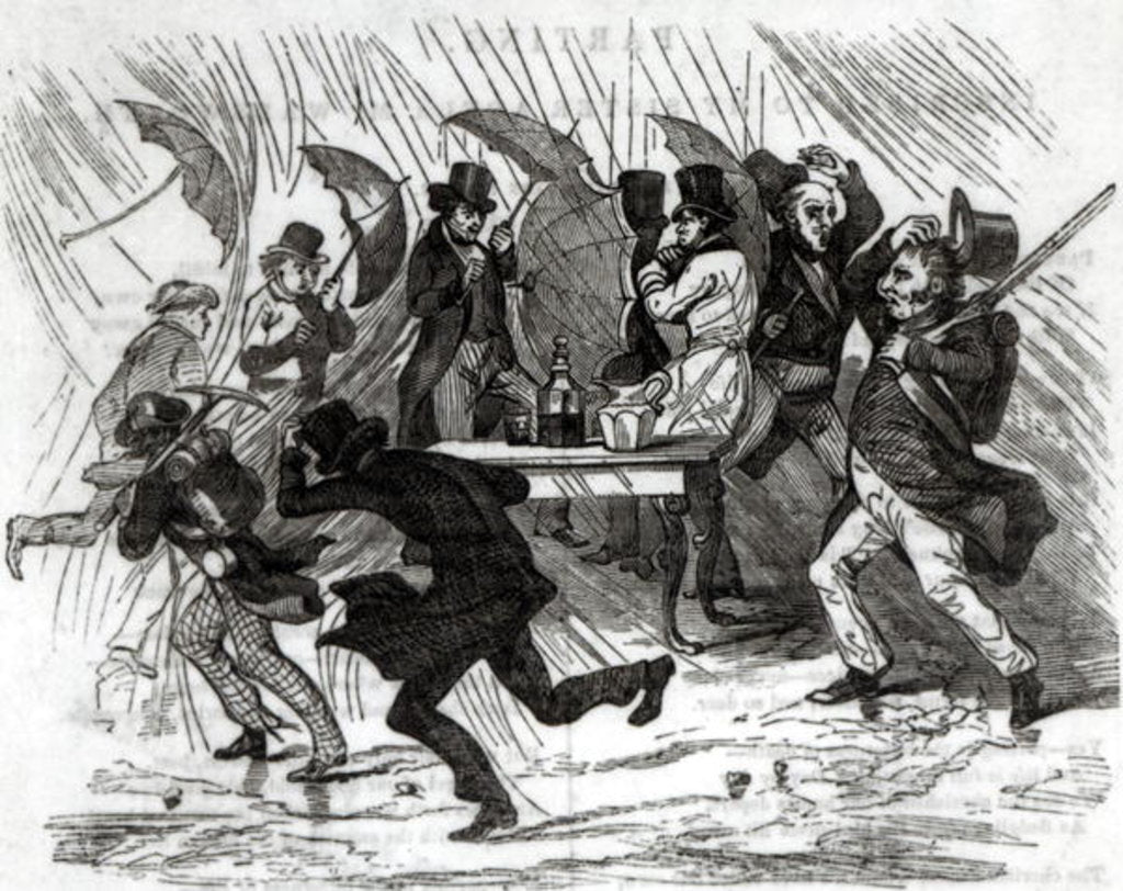Detail of Going Around the Horn, 1849 by American School
