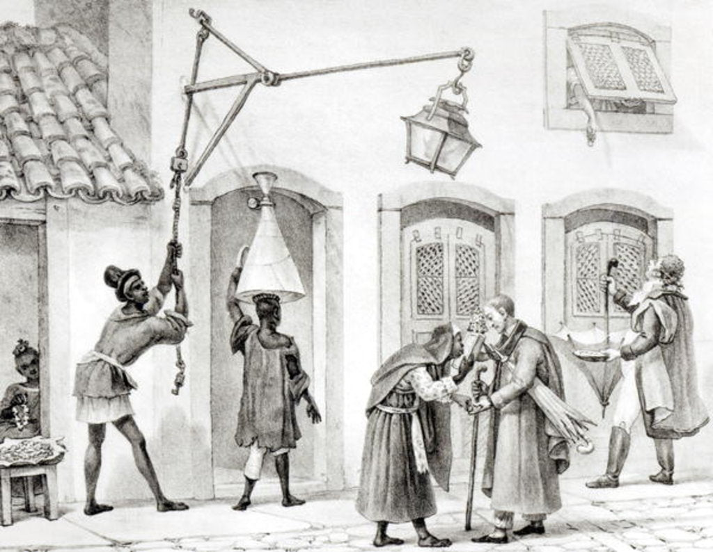Detail of The First Jobs of the Morning by French School