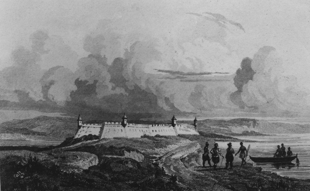 Detail of Ancient Fort on the Rio-Grande by French School