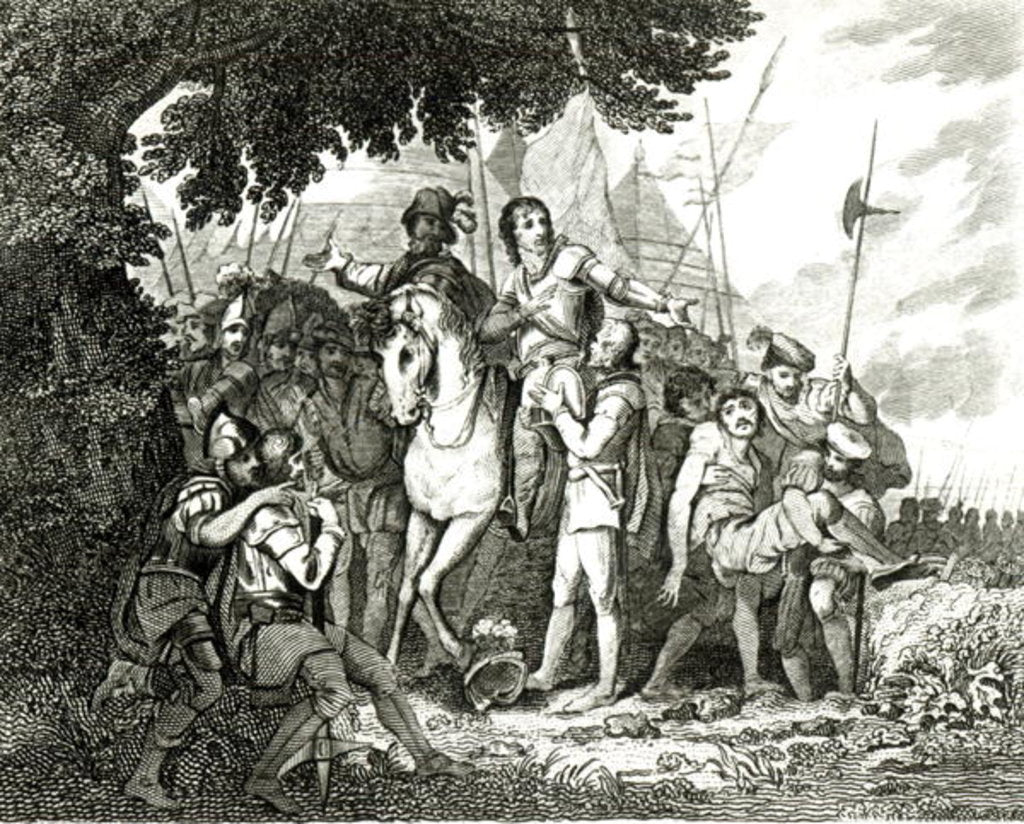 Detail of Sir Philip Sidney's Kindness to a Soldier, 1815 by English School