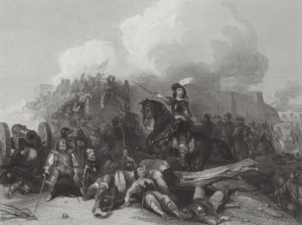 Detail of Storming of Bristol by George Cattermole