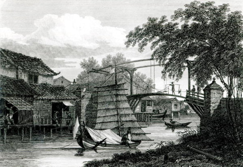 Detail of Drawbridge at Malacca by Edward Hawke Locker