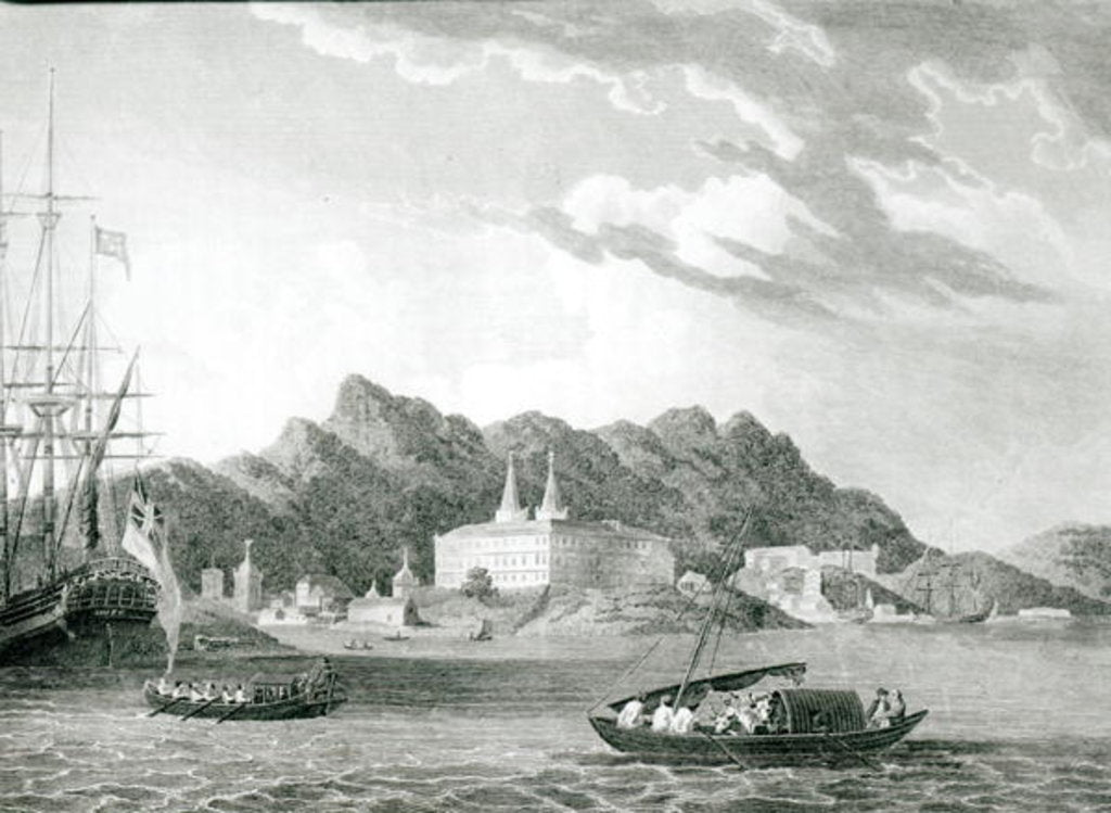 Detail of Harbour of Rio Janiero, with the Benedictine Monastery by William Wilson