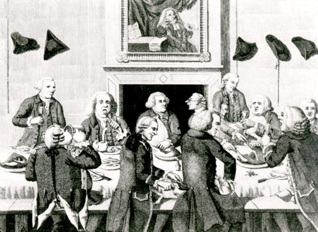 Detail of Tasting, 1780 by James Nixon