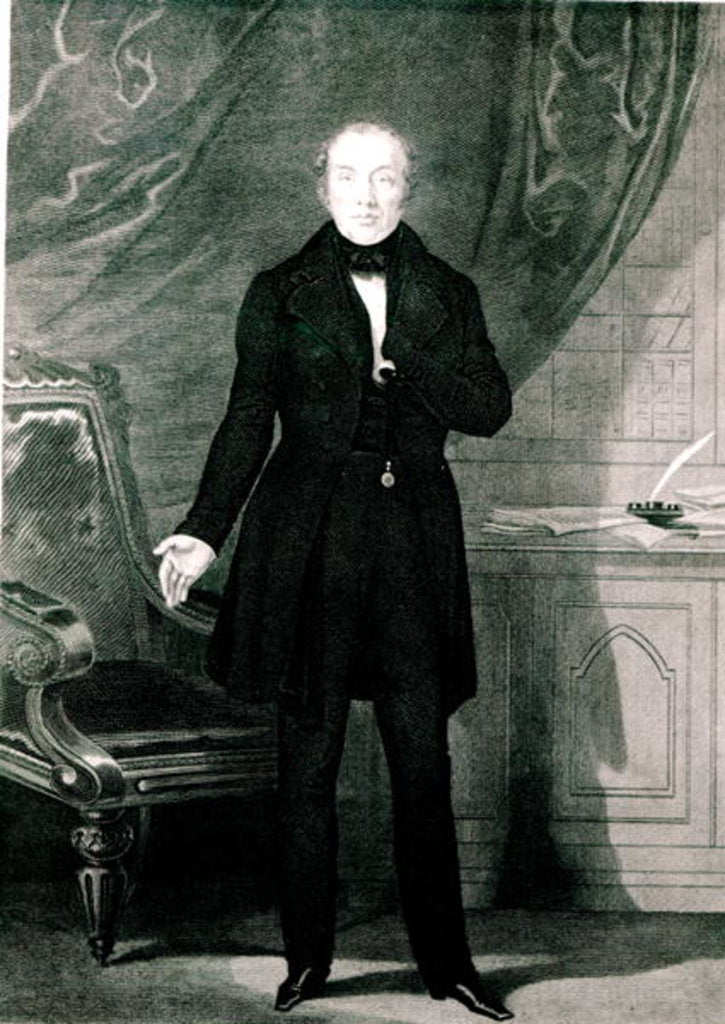 Detail of Portrait of Mr. Feargus O'Conner by School English