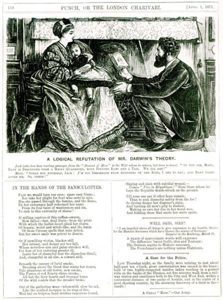 Detail of A Logical Refutation of Mr. Darwin's Theory by English School