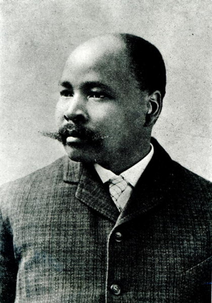 Detail of Portrait of John Dube by English Photographer