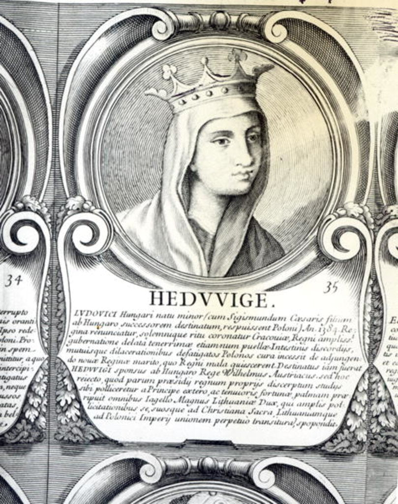 Detail of Portrait of St.Jadwiga by Polish School